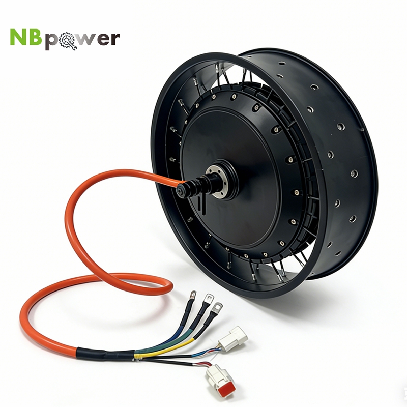 72V 8000W Brushless Hub Motor - NBpower/QS 273 40H 48-96v Potenza nominale